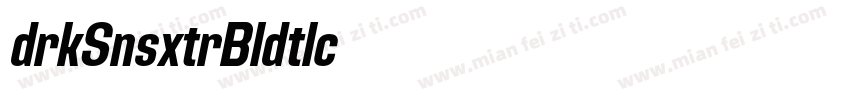 Adirek Sans ExtraBold Italic字体转换